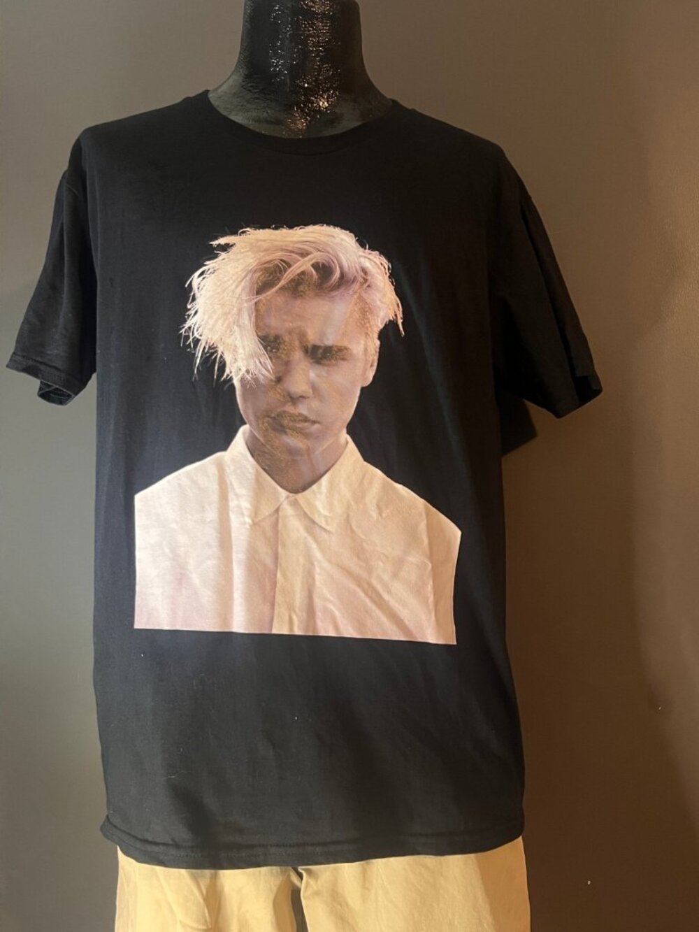 Official Justin Bieber Purpose World Tour 2016 Concert Graphic T-Shirt Large